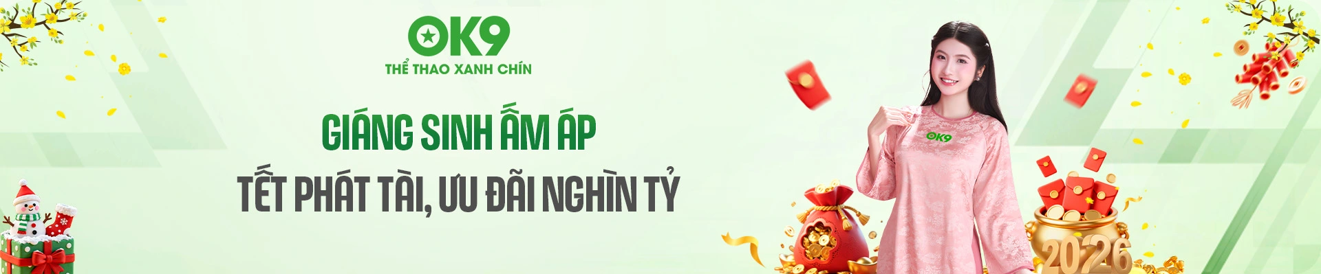 Khuyến mãi OK9 - Mừng giáng sinh ưu đãi nghìn tỷ